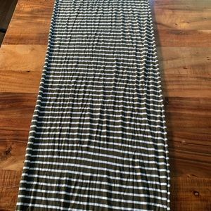 Solly Wrap Moss & White Stripe